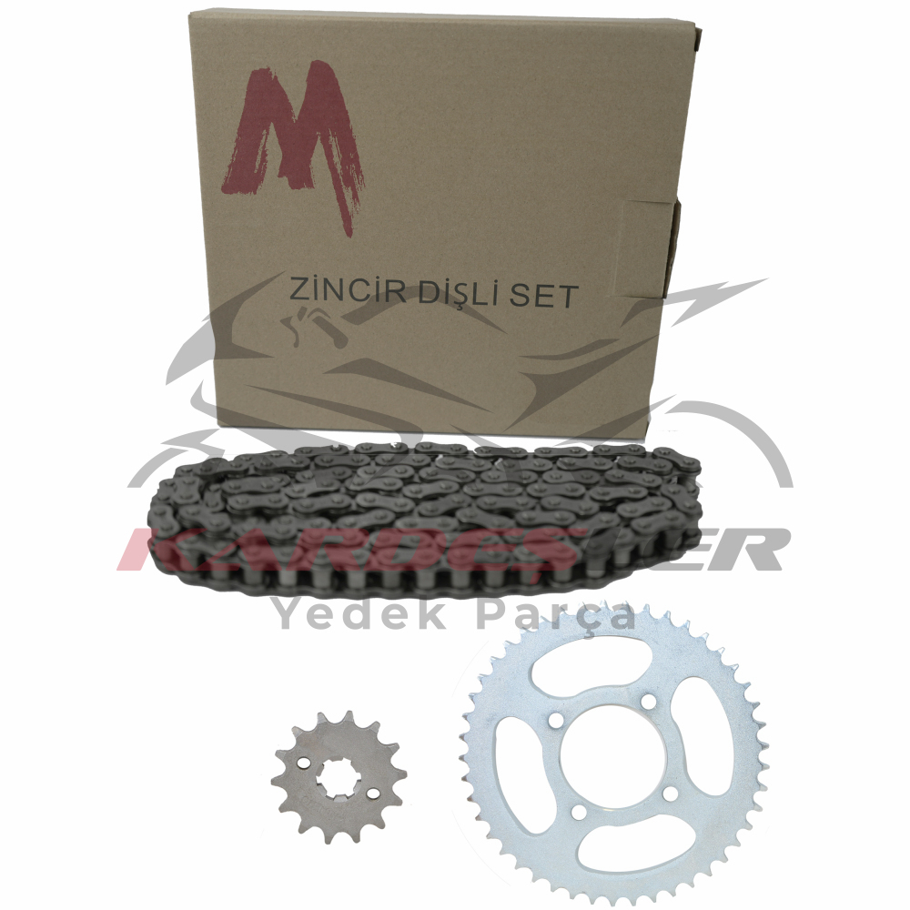 14T/45T 428H x 118L ZİNCİR DİŞLİ SET YBR
