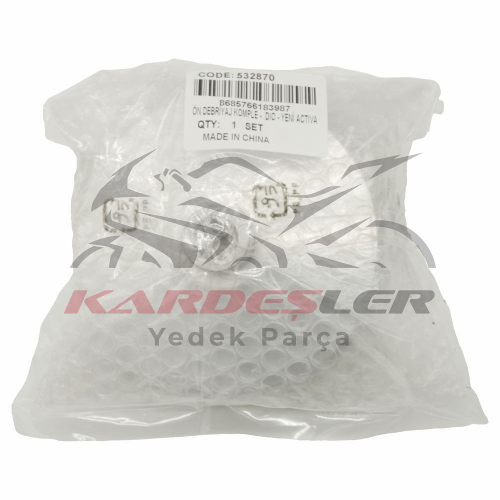 ÖN DEBRİYAJ KOMPLE - [OEM] [FCC] HONDA DIO - ACTIVA 125 - MOTTO