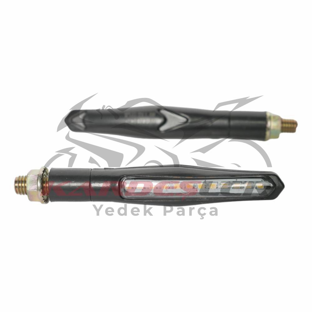 KAYAN LED SİNYAL [SARI IŞIK] [TAKIM] SİYAH [1062L-Y] - E BELGELİ