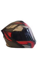VOX Kask Kırmızı Siyah