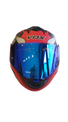 VOX Kask Kırmızı Siyah
