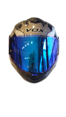 VOX Kask Parlak Gri Siyah