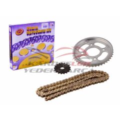 O RİNGLİ ZİNCİR DİŞLİ SET [GOLD] [15T/43T] [428H x 126L] CBF 150 - SFR