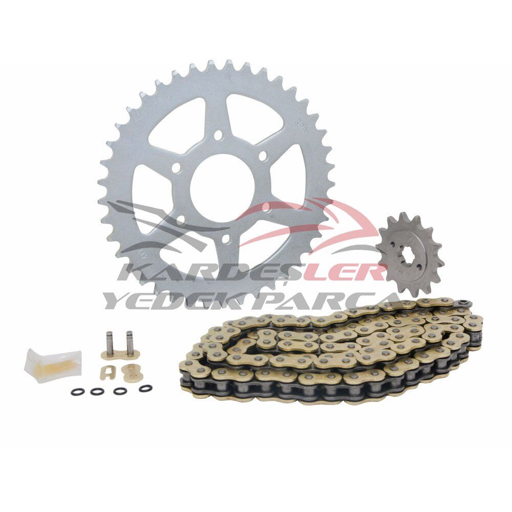 O RİNGLİ ZİNCİR DİŞLİ SET [14T/41T] [520H x 110L] PULSAR RS200 SFR