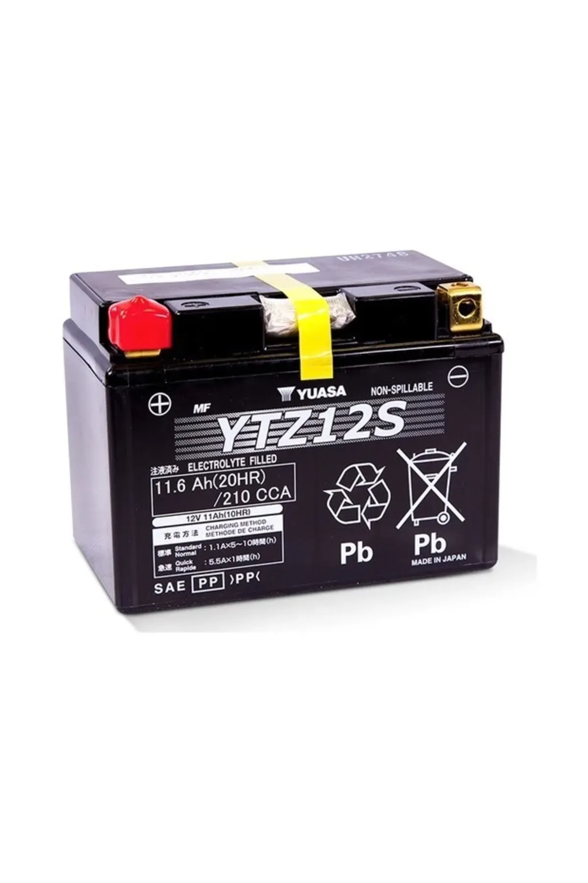 YUASA YTZ12S  Motosiklet Aküsü